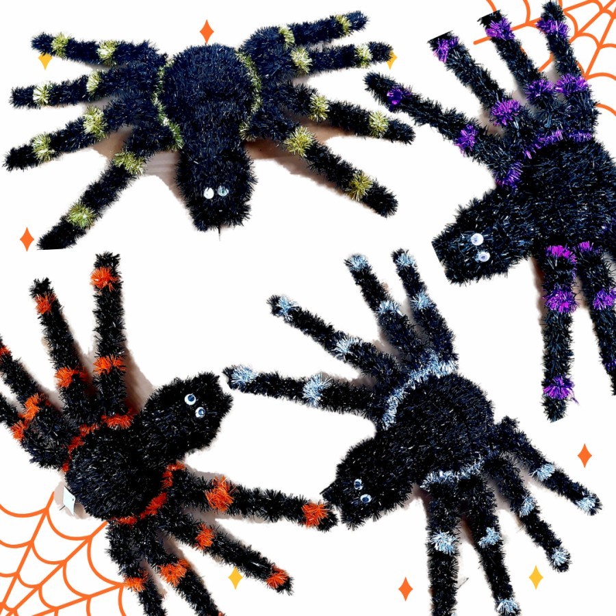 Dekorasi Halloween Laba Laba Jumbo Spider Hiasan Haloween Murah Grosir