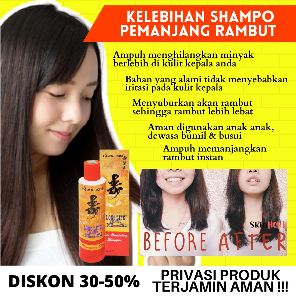 SHAMPOO PENUMBUH RAMBUT PEMANJANG RAMBUT SAMPOO METAL FORTIS 100ml PERAWATAN PENYUBUR RAMBUT ORIGINAL BPOM