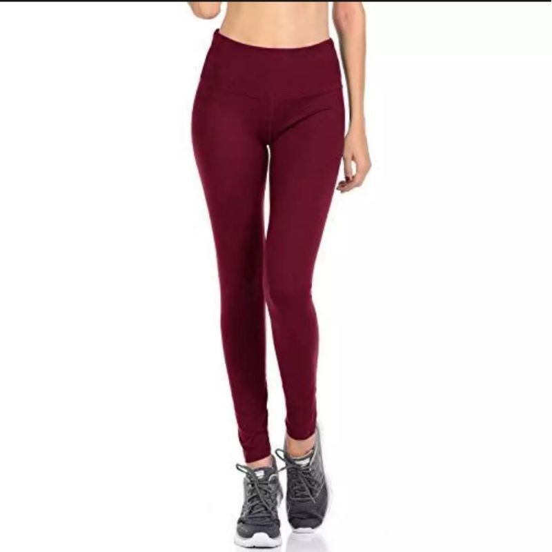 Celana legging wanita polos panjang/legging panjang jersey dan kaos