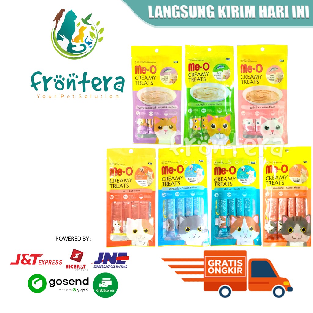 kjg FRONTERA I Meo Creamy Treats 60gr Snak Meo Liquid Creamy Treats Makan bahsan kucing murah