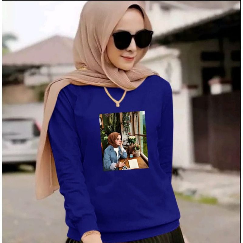 COD/DS/BAJU SWEATER HIJAB 1 (S-M-L-XL)