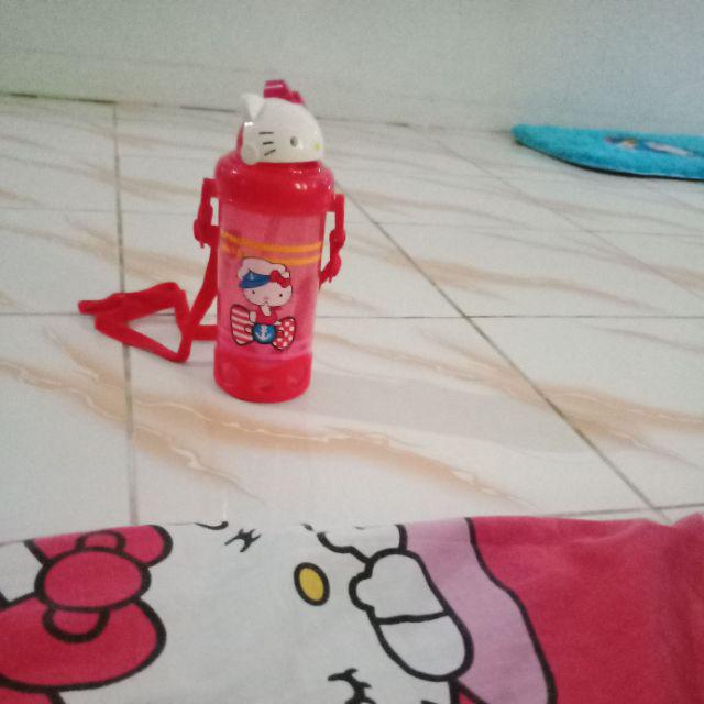 Botol Minum Anak Karakter Hello Kitty Hk Kepala 3d Bottle Drink 400ml Souvenir Ulang Tahun Kado