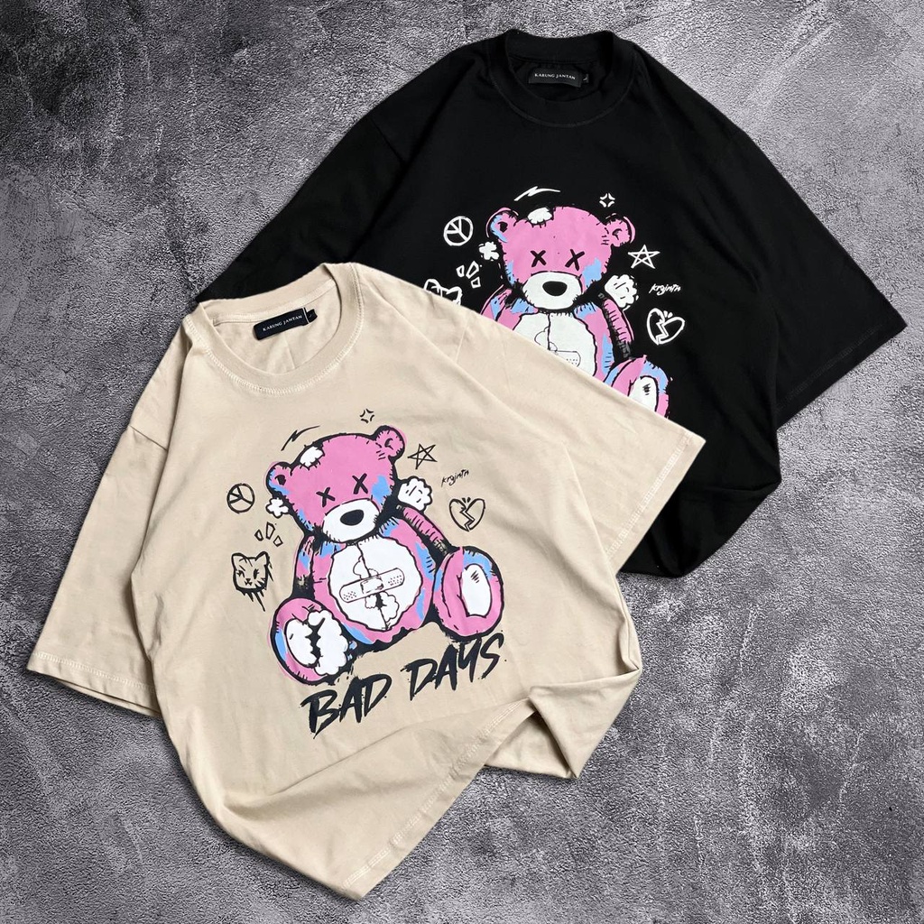 [Oversize] BAJU KAOS OVERSIZE / OVERSIZE T-SHIRT &quot;bad days&quot;