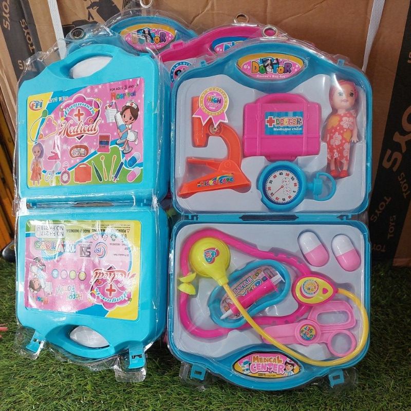 Mainan Anak Dokter/Dokteran/Doctor Bag Set/Koper Dokter