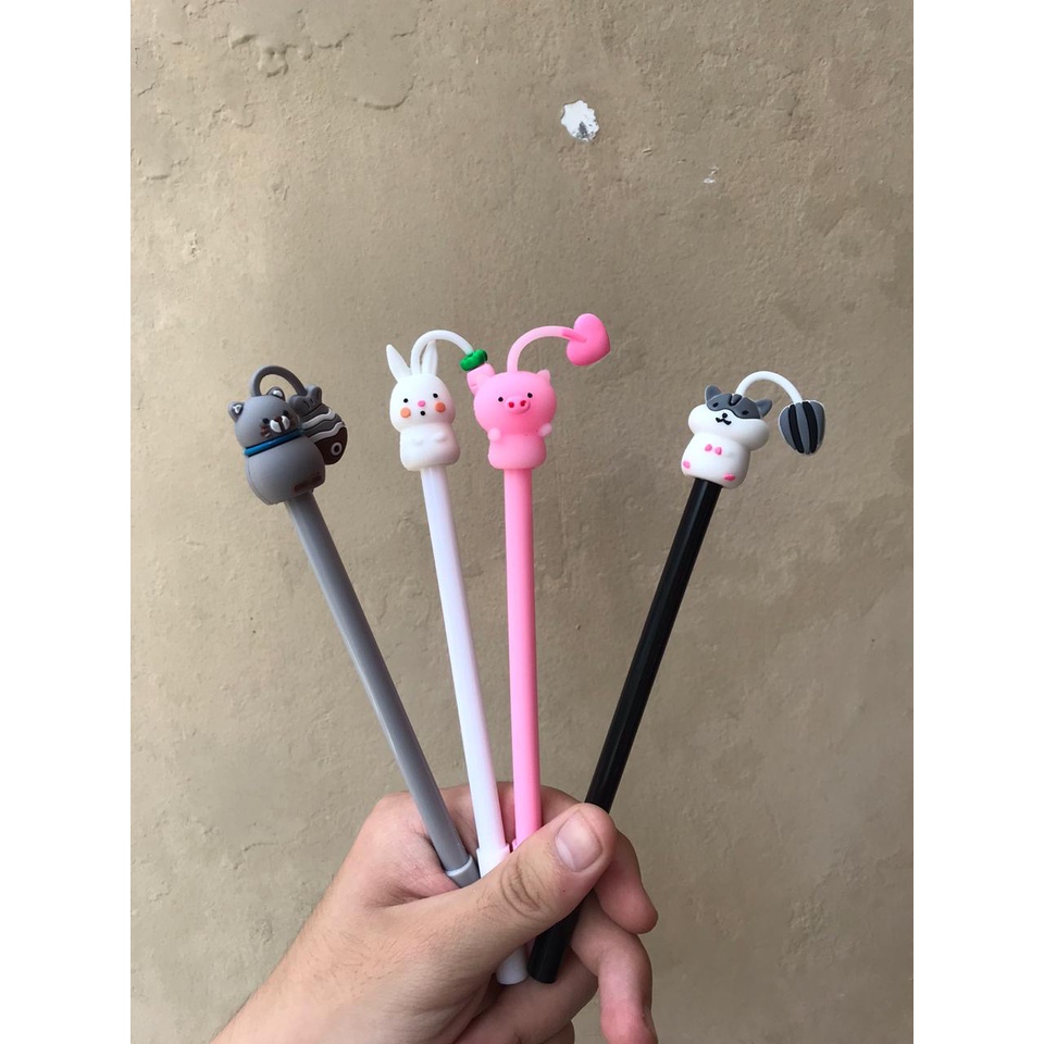 PULPEN KARAKTER HEWAN LUCU UNTUK ANAK ANAK ALAT TULIS FANCY LUCU UNIK DAN TERMURAH (4 KARAKTER)-1