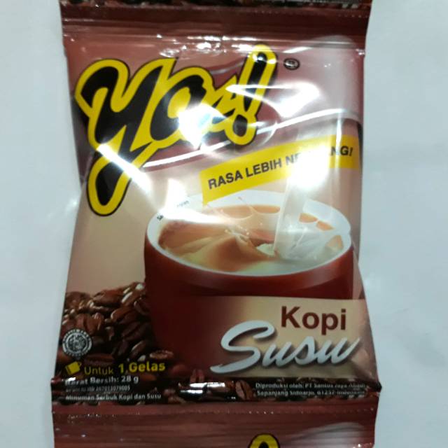 

Ya Kopi Susu (1 Renteng Isi 10 Sachet)