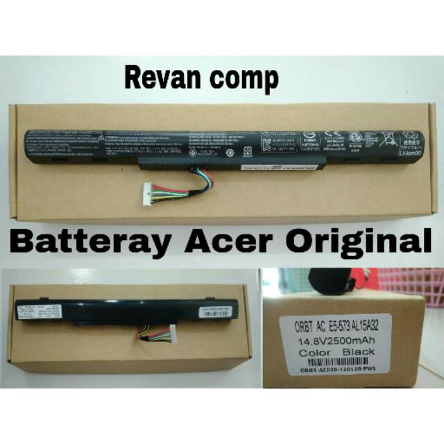 Batteray Acer E5-573 ( AL15A32 ) ORIGINAL