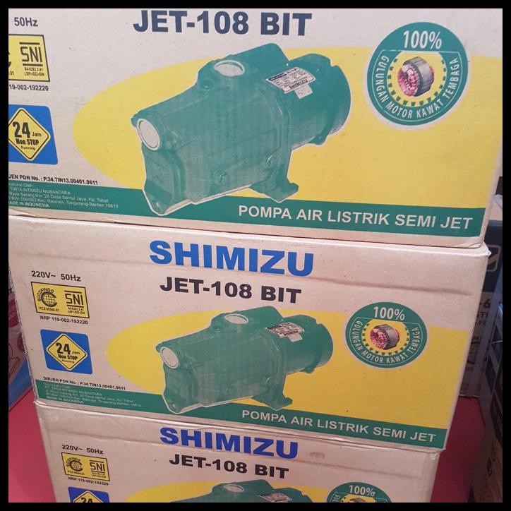 Mesin Pompa Air Shimizu Jet 108 Bit Semi Jet Pump - Shimizu Jet108Bit