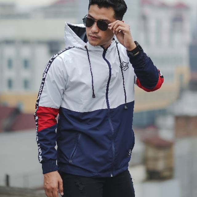 jaket windbreaker / outerweaer / jaket indigo / jaket windproof / windbreaker jacket