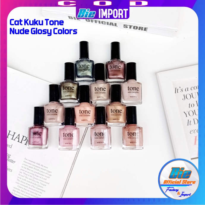 Cat Kuku Pitek Tone Nude Color Impor Best Seller