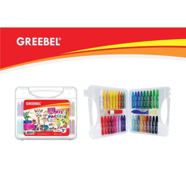 

Crayon : oil pastels greebel 36 warna / HALAL dan KIDS