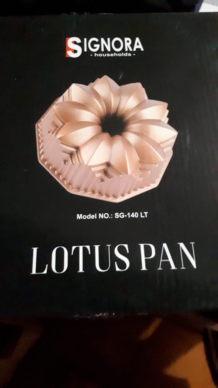 Signora Loyang Kue - Lotus Pan Premium Berwarna Rose Gold