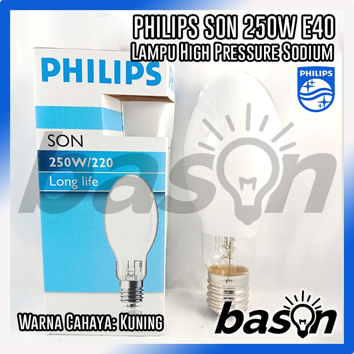 PHILIPS SON 250W E E40 CO - Lampu Sodium