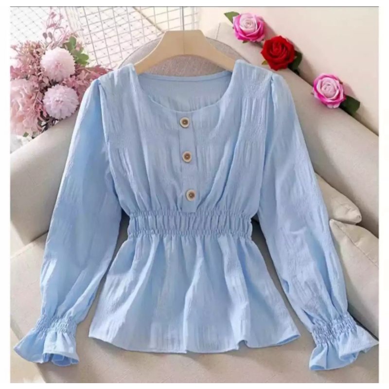 Blouse aqila/ Atasan wanita terbaru