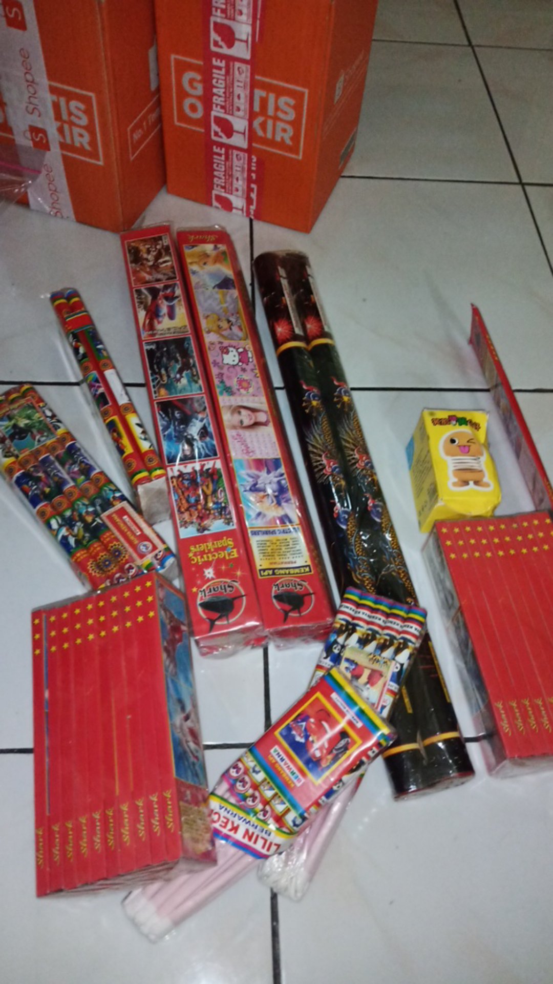 Air Mancur Besar/kecil Hujan Perak 10pcs