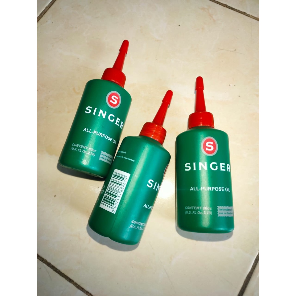 SINGER CLIPPER OIL 80ML Minyak mesin alat cukur dan rantai sepeda