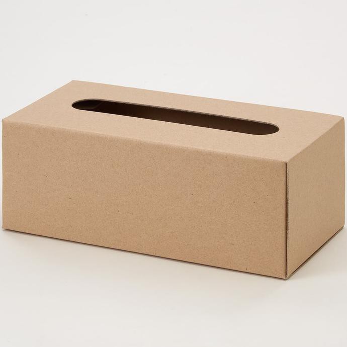 Sale Muji - Kraft Tissue Box / Case - Tempat Tissue Karton - Small