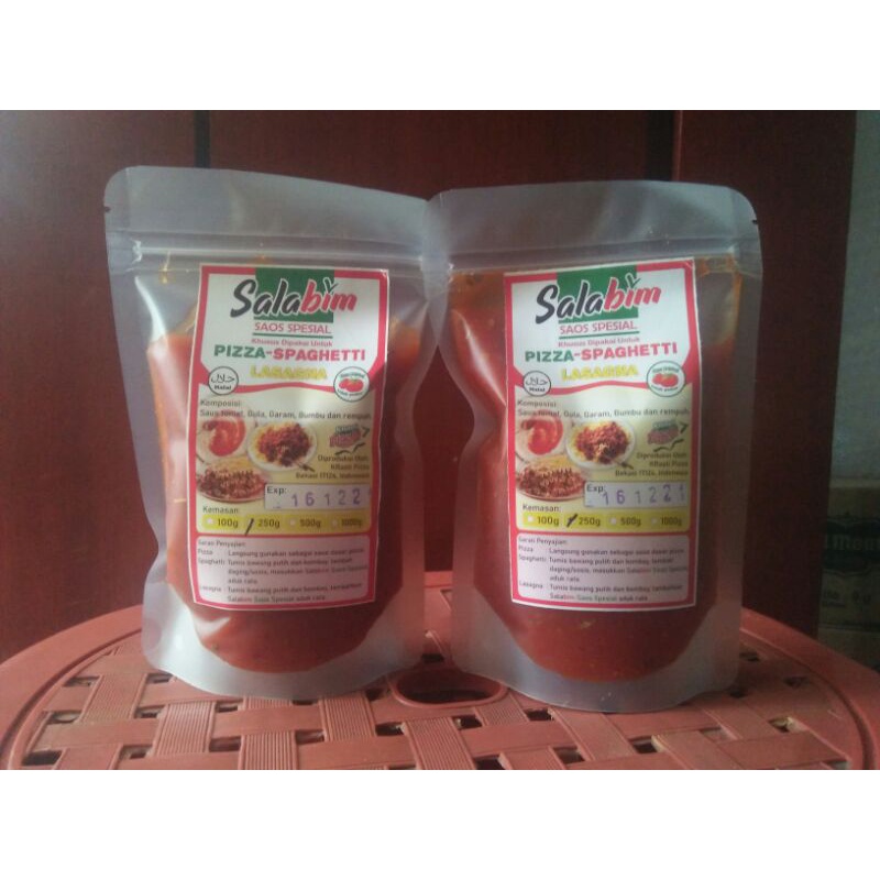 

Saus Pizza Salabim , Saus Dasar Pizza, 250 gram - KRasti Pizza