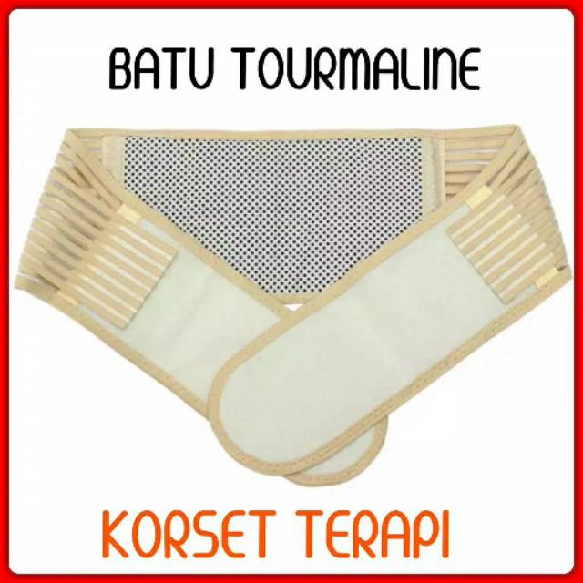 Korset Terapi Kesehatan Batu Tourmaline