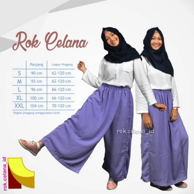 ROK CELANA MUSLIMAH (WOLLYCREPE) - XL