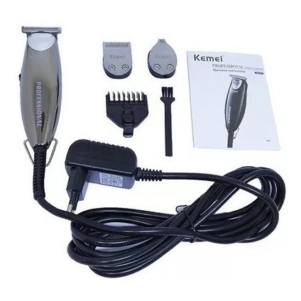 kemei km 701 detailer corded pakai kabel hair clipper elektrik trimmer