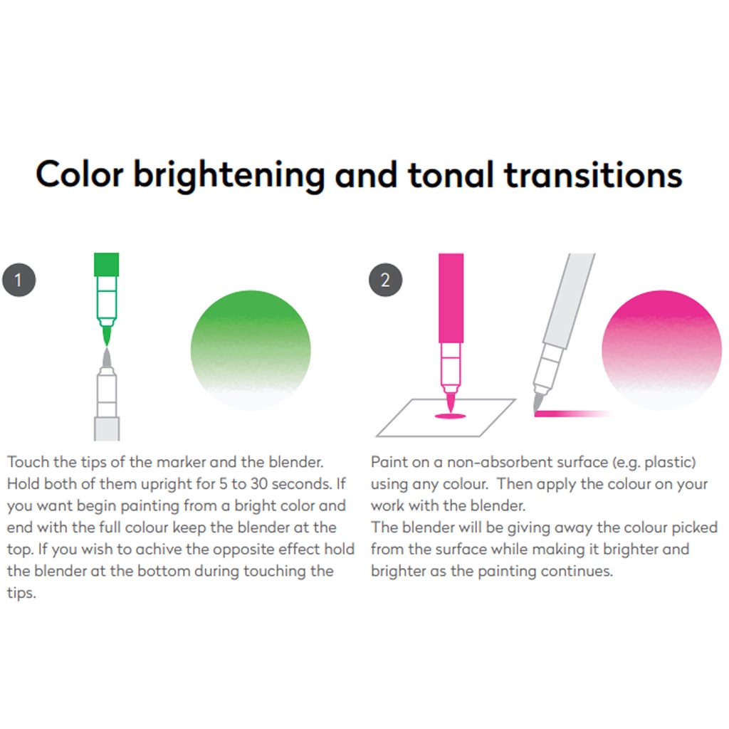 Kuas Melukis Alat Menggambar Anak Karin Brush MarkerPro Sun &amp; Tree Color (3/6) Terlaris By Bali Artemedia