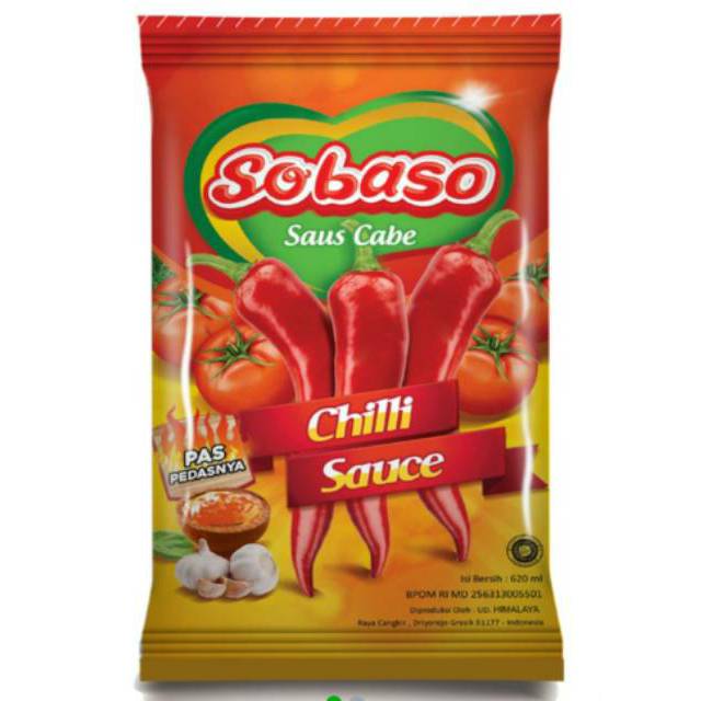 

Saus Sambel Cabe Sobaso 620 ml ( Isi 2 bks)