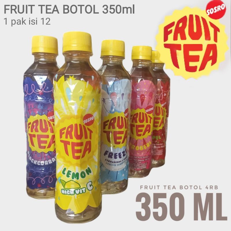 

Fruit tea botol 350ml khusus gosend