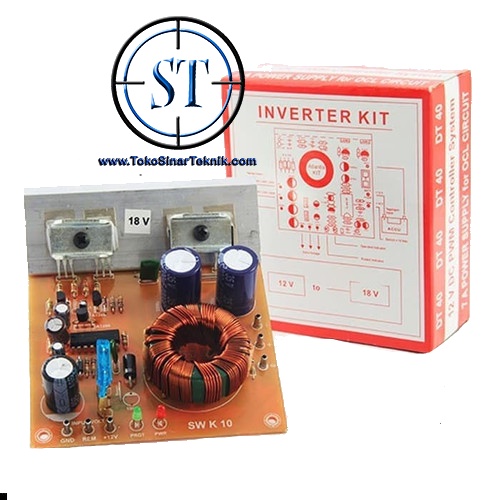 Inverter 12VDC to 18V CT 18VDC Step Up Regulator Power Supply Ampli Mobil Led LAmpu Aki Accu