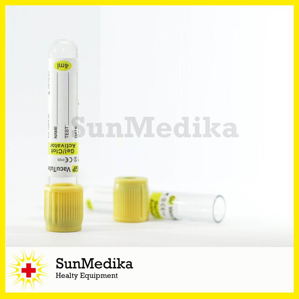 Tabung Vacutainer Gel Clot Activator 4ml Mer GP | Vaccutainer 4 ml