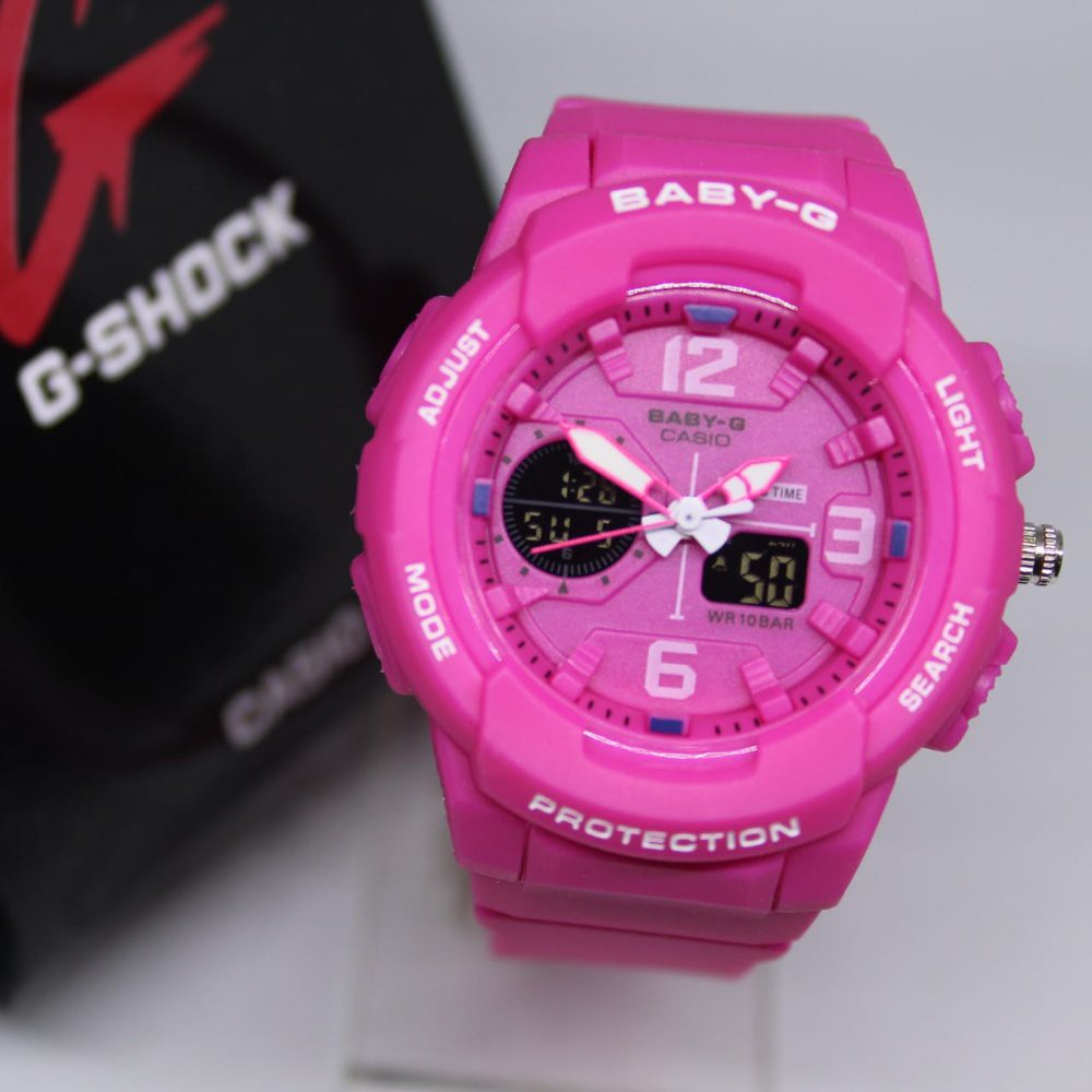 JAM TANGAN LADIES BABY G BGA 230 PINK