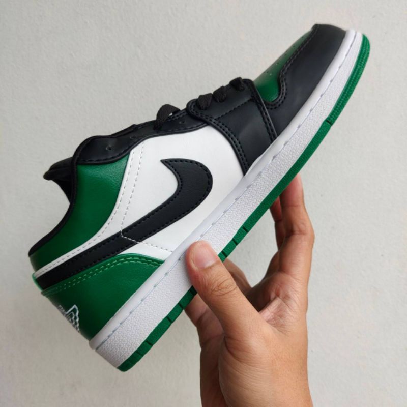 NIKE AIR JORDAN 1 LOW GREEN TOE (PK CODE 553558-371)