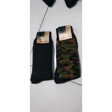 termurah!!! kaos kaki TNI-POLRI SECURITY hitam polos dan kaos kaki loreng Harpist Outdoor army Brimob gambar real pick peking rapih