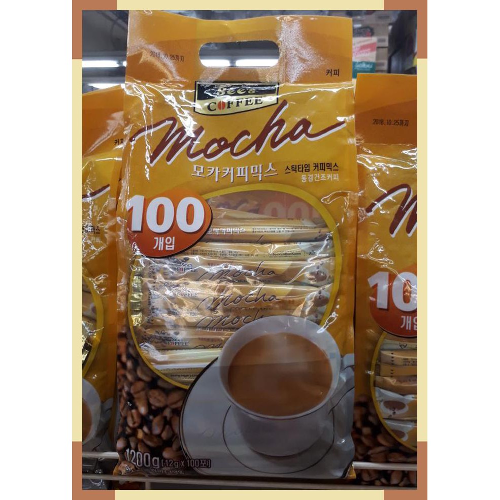 

See's Coffee | Mocha Coffee Mix | Kopi Korea | Korean Coffee | 100pcs
