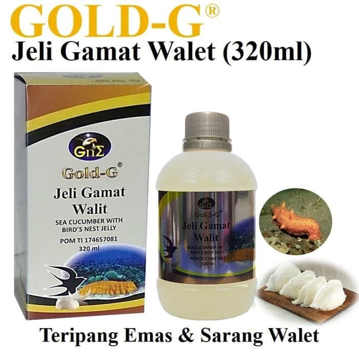 Jelly Gamat Gold G Sea Cucumber 320 Ml  320ml  Jelli Gamat