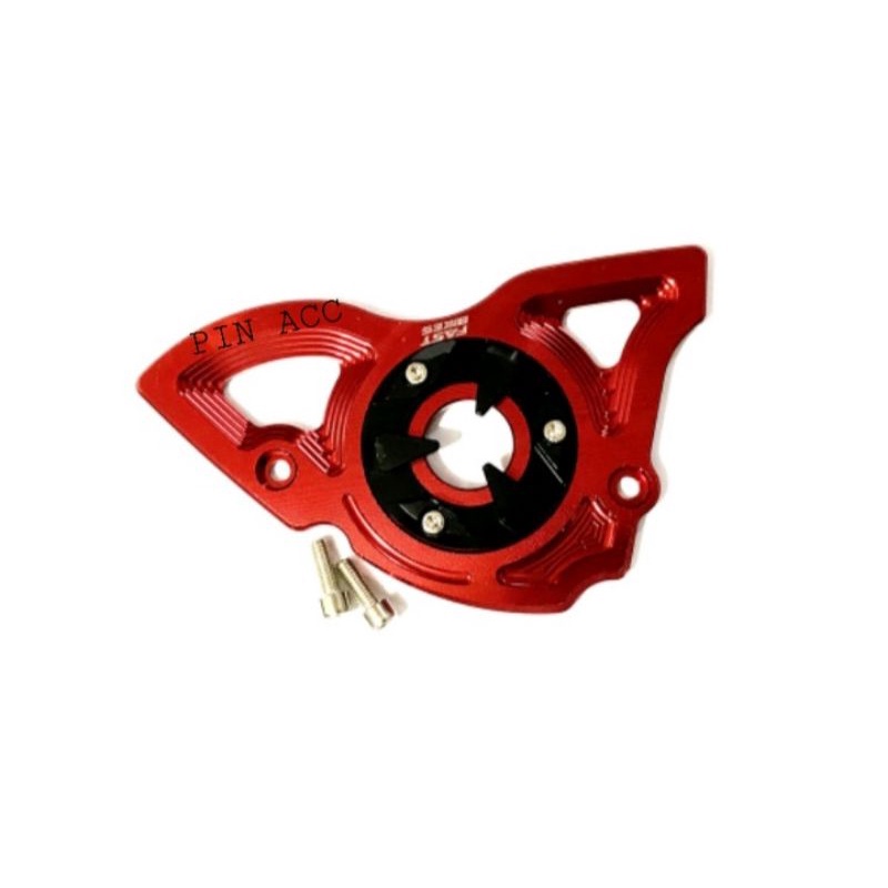 Cover Gear Depan CNC Yamaha Xabre - Vixion - R15 - R25 - MxKing - DLL Tutup Depan Gear Full CNC