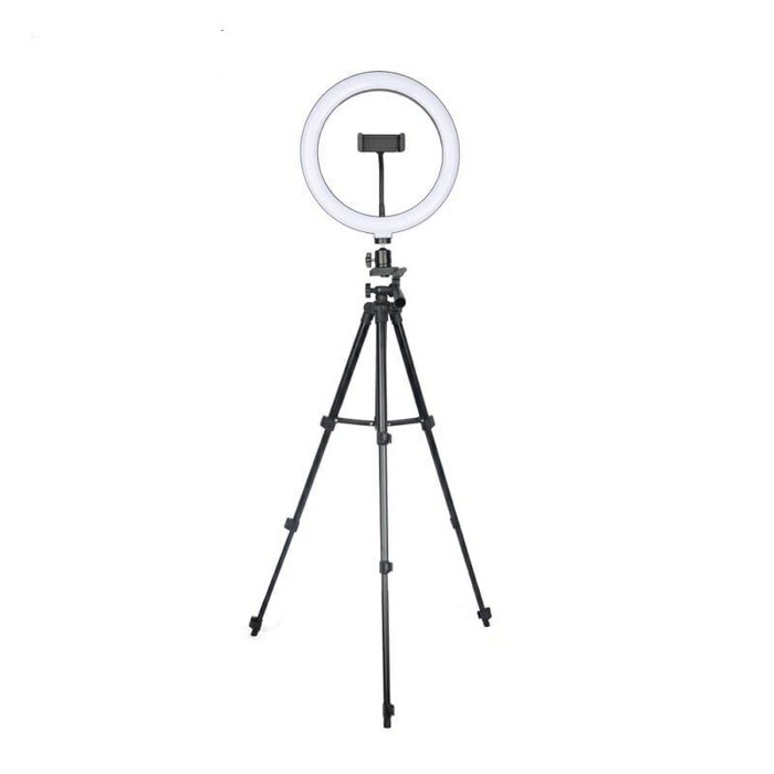 Tripod 3120 Full Black Plus Ring Fill Light 26 CM