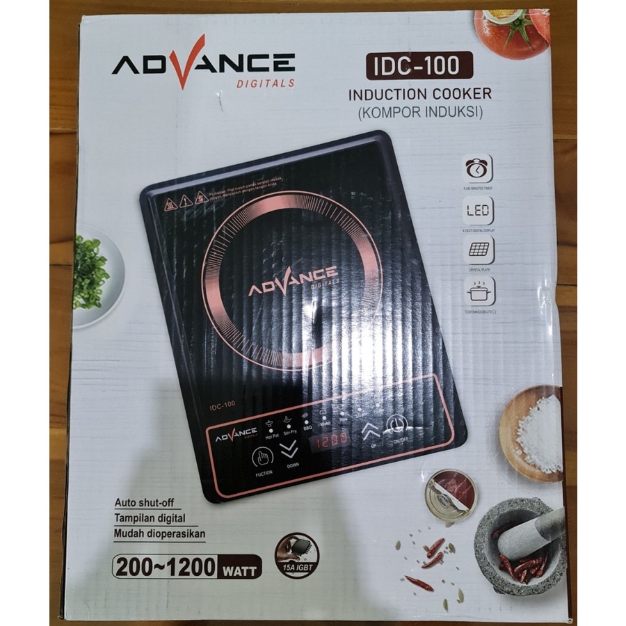 [PROMO HEBOH] KOMPOR LISTRIK/KOMPOR INDUKSI ADVANCE IDC-100 600 WATT PRAKTIS DAN HEMAT DAYA