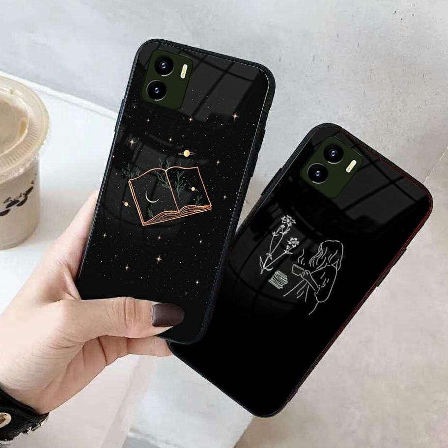 Update CG88 Softcase Kaca + Tali Vivo Y15S Y21S Y21 2021 - Case Hp Vivo Y12 Y15 Y12S - Kesing Hp Viv