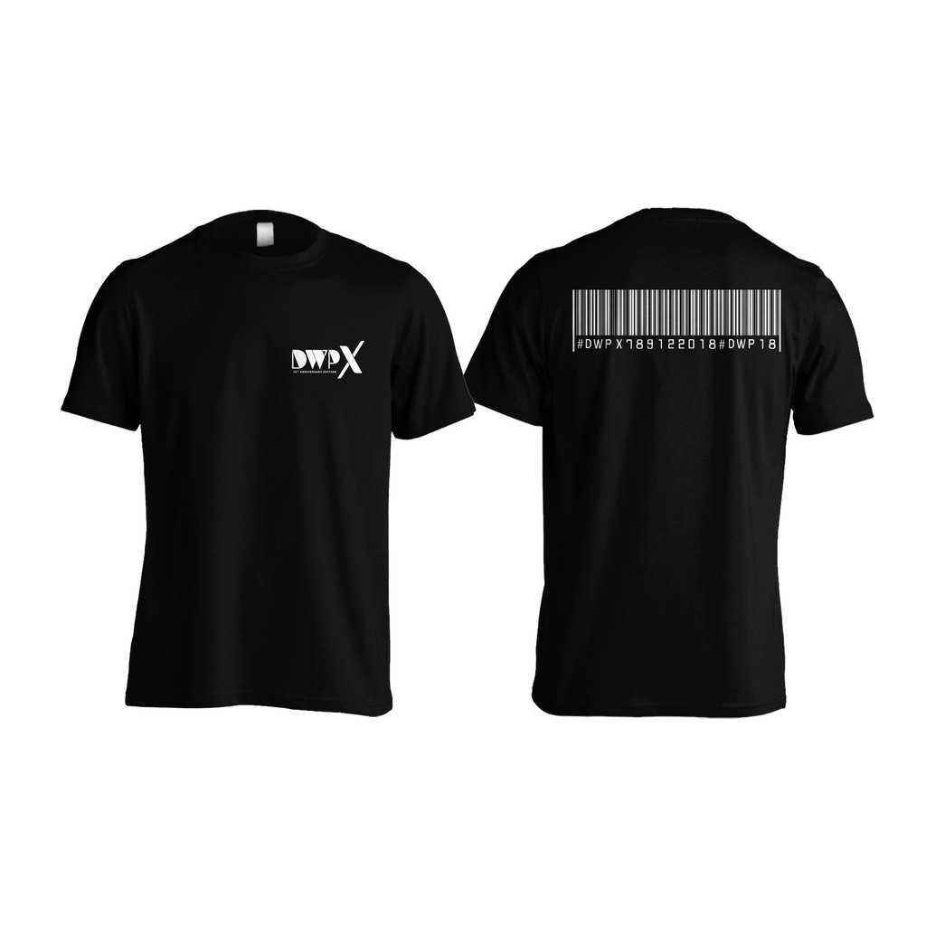 Kaos DWP X 2018 BARCODE Djakarta Warehouse Project DWPX
