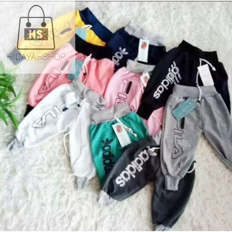 DISKON CELANA JOGGER ANAK USIA 0 S/D 6 TAHUN / JOGER HARIAN LAKI LAKI &amp; PEREMPUAN WARNA RANDOM HIDAYAH