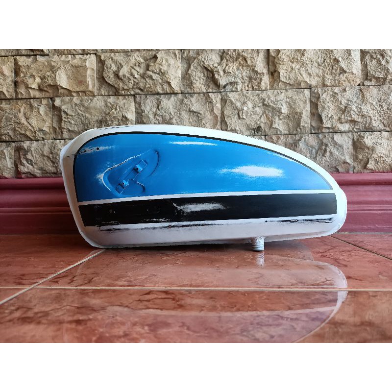 TANGKI CB 100 PRES PRESS DORAEMON CAT MODEL ORI ORIGINAL BIRU