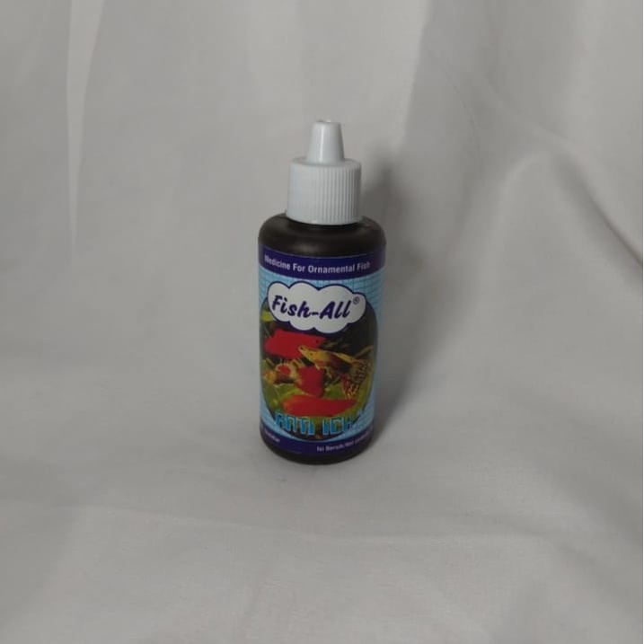 Obat Biru Anti ich 50ml - untuk ikan cupang guppy dll