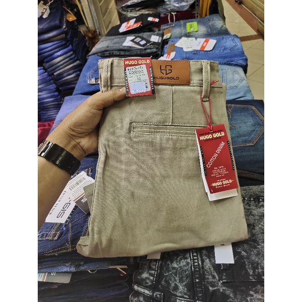 Celana Panjang Chino Hugo Gold Original Slimfit / celana Chinos panjang pria terlaris 2022 / Chino t