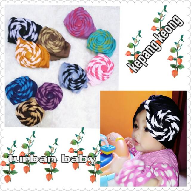 Turban Lilit Gulali | Turban Anak | Turban Bayi | Turban Lucu [BISA C.O.D]