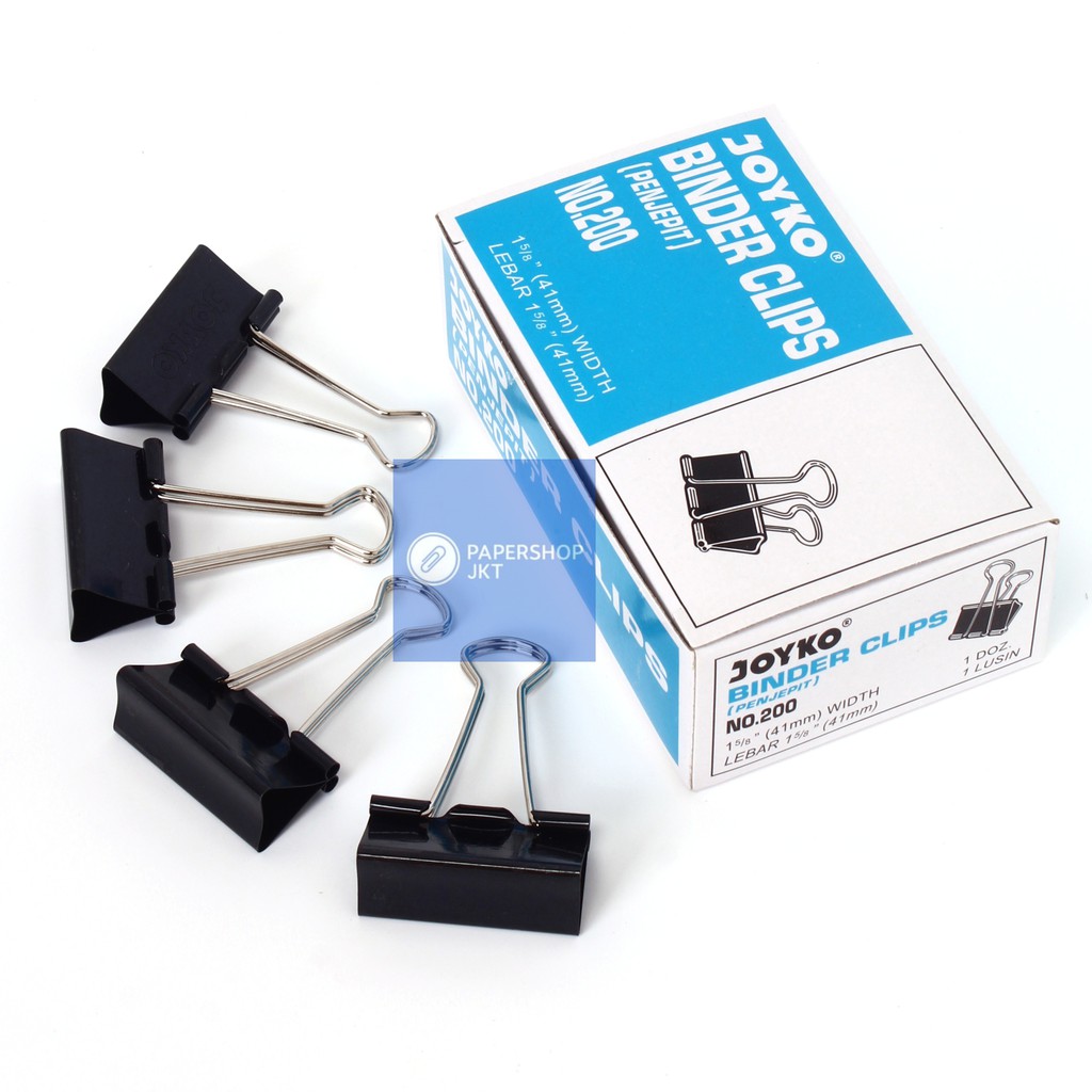 Joyko Binder Clip 200 Penjepit File Dokumen | Shopee Indonesia