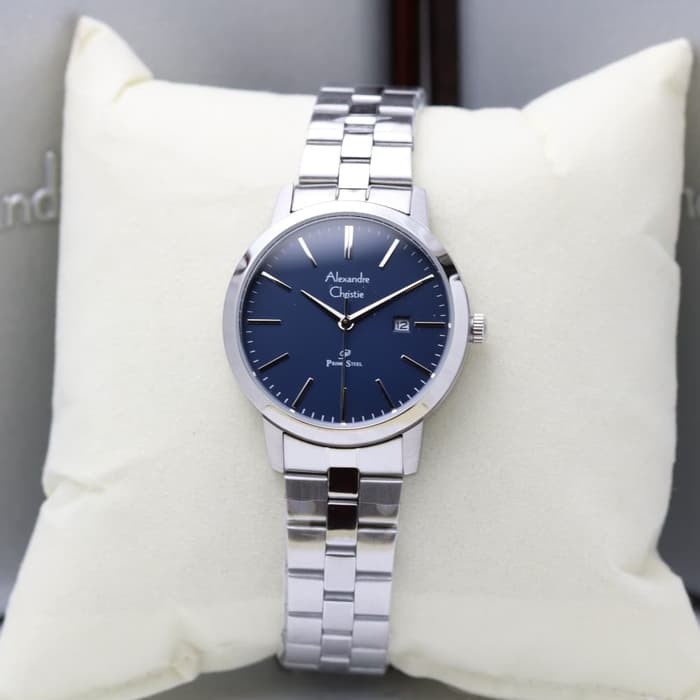 Jam Alexander Christie Wanita Ac 1007 Silver Blue
