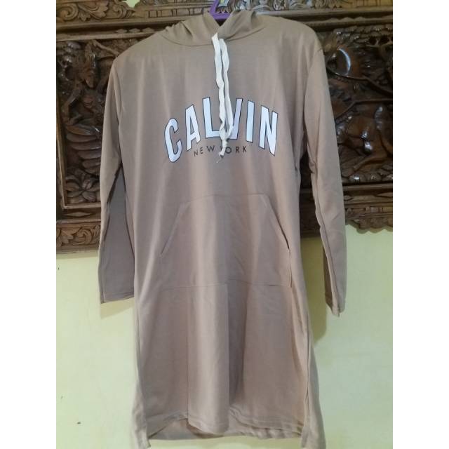 Tunik hoodie calvin brown