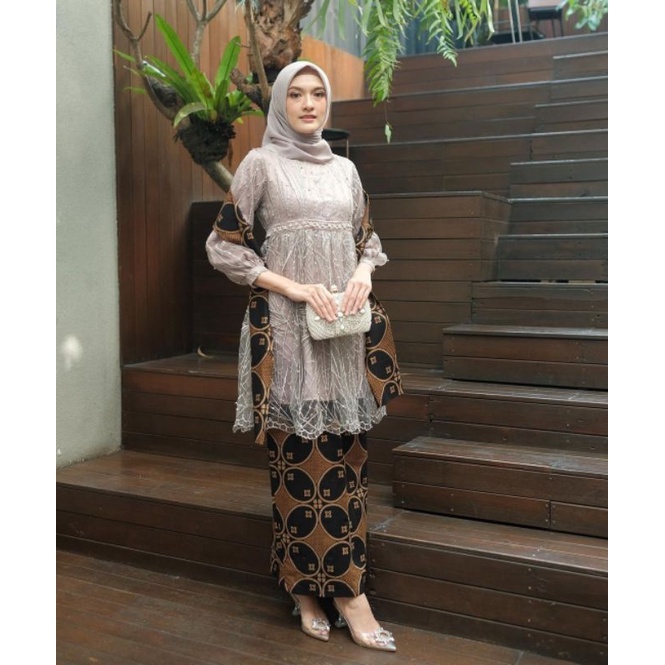 BATIK EXPRESS / Promo kebaya Wisuda Terbaru / Kebaya payet premium termurah di shopee