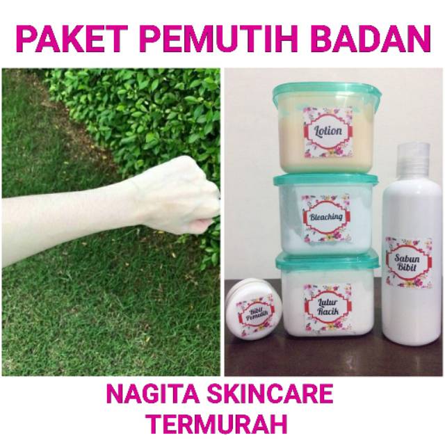 Paket Lengkap Bodycare Dosis Tinggi Hb Racik Handbody Lotion Dosting Pemutih Susu Kambing Shopee Indonesia